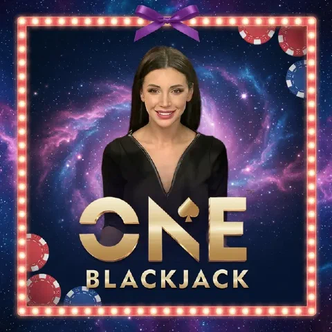 Illustrated game cover for ONE Blackjack